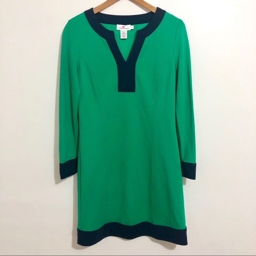 Vineyard Vines Green Ponte Tunic Dress size 4